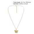 thumbnail image 2 of Crystal Necklace Rhinestone Charm Jewelry Simple Choker Neck Pendant, 2 of 8