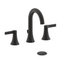 thumbnail image 1 of Ultra Faucets UF56607 Matte Black Nita Collection Two-Handle Widespread Lavatory Faucet, 1 of 1