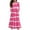 #A24-Hot Pink, variant on Abcomgle Girls Long Sleeve Dresses 8-9 Casual A-Line Ruffle Long Sleeve Girls Long Dresses Striped Colorbolck Crew Neck Sundresses Tiered Dresses with Pockets,Pink