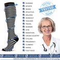 thumbnail image 7 of 3 Pairs Copper Compression Socks for Women & Men Circulation 15-20 mmhg - Better Blood Flow, Swelling, Best Support for Medical, Running, Nursing, 7 of 7