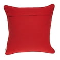 thumbnail image 2 of Parkland Collection PILA11018P Housse de Coussin de Transition Carrée Rouge et Blanc avec Insert en Poly - 20 x 20 x 7 Po., 2 of 3