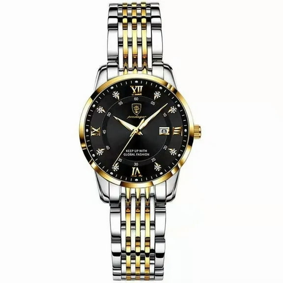 Poedagar casual wrist watch for women luxury waterproof luminous date ladies watch stainless steel quartz women watch gold Reloj