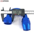 thumbnail image 3 of (one)16AN-AN16 180Degree Swivel Oil/Fuel/Gas Line Hose End Fitting Adapter Blue (one)16AN-AN16 180Degree Swivel Oil/Fuel/Gas Line Hose End Fitting Adapter Blue, 3 of 6