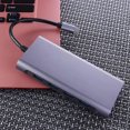 USB To HDMI Type c Docking Station TYPE C Silver Grey 11 in 1 Usb c