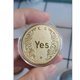 thumbnail image 5 of piezas de monedas creativas coleccionables, gran regalo, colección de arte de monedas con decisión de sí o no, moneda conmemorativa de oro y plata, 5 of 5