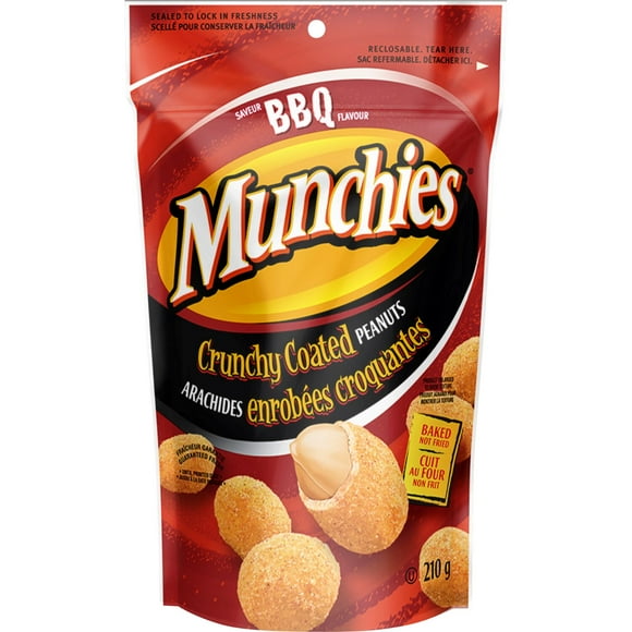 Munchies® BBQ Flavour Crunchy Coated Peanuts, 210g
