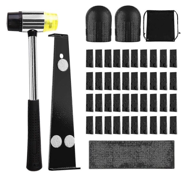 Wood Floor Installation Kit With Solid Block, Compatible With Home Installations Banmo