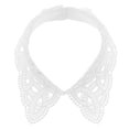 thumbnail image 4 of Retro Women Collar Hollow Lapel Neck Collar Removable Choker Tie Accessories , White, as described, 4 of 8