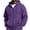 #02 Purple, variant on Men'S Sweatshirts Fleece Oversized Hooded Sweatshirt with Pockets Long Sleeve Zip Up Hoodie Warm Fall Sweatshirt,XL,Purple