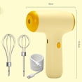 thumbnail image 4 of Batidor eléctrico Gloria con 2 Cabezales mezcladores 5 velocidades espumador de leche Amarillo, 4 of 9