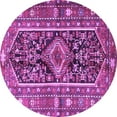 thumbnail image 1 of Ahgly Company Indoor Round Persian Purple Traditional Area Rugs, 5' Round, 1 of 4