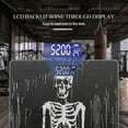 thumbnail image 3 of Bathroom Scale, Highly Accurate Digital Body Scale,Precisely Measures Weight up to 400 lbs-Skeletal Figure In Street Art Style, 3 of 4
