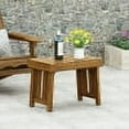 thumbnail image 2 of GDF Studio Karyme Outdoor Acacia Wood Folding Side Table, Teak, 2 of 9