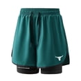 thumbnail image 2 of Yourumao Men's 2-in-1 Athletic Shorts Drawstring Elastic Waist Running Shorts with Liner Quick Dry Summer Shorts for Athletic Gym, 2 of 6