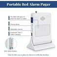 thumbnail image 2 of Bed Alarm System - Wireless Early-Alert Bed Sensor Pad, Pager Bed Alarms and Fall Prevention for Elderly and Dementia Patients, 2 of 6