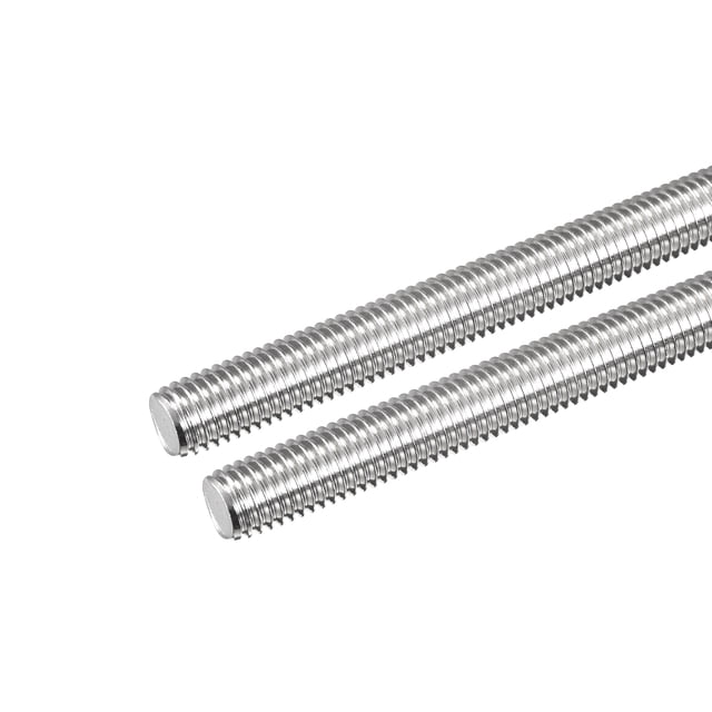 Unique Bargains Fully Threaded Rod M12 x 180mm 1.75mm Thread Pitch 304 Stainless Steel Right Hand Threaded Rods Bar Studs 2 Pack