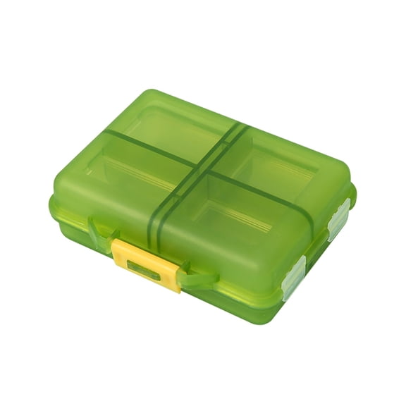 LEHOZIHEQ 8 Compartment Travel Pill Organizer, Portable Medicine Case, Small Compact Design With Perfect For Daily And Weekly Medication Storage, Pill Holder Box For Travel Use