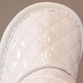 thumbnail image 4 of Eltusu Girls Snow Boots, Thermal Winter No Slip Soft Sole Walking Shoes White Size 1.5 T, 4 of 8