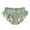 Green, variant on UAMVSH Underwear for Women Seamless High Waist No Show Ruffle Stretch Soft Underwear Lace Bikini Underwear Panties