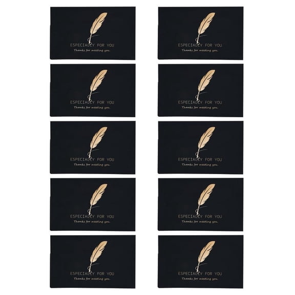 Yammee 10 Pieces Thank You Cards with Envelopes and Stickers, Blank Note Card Gift Card