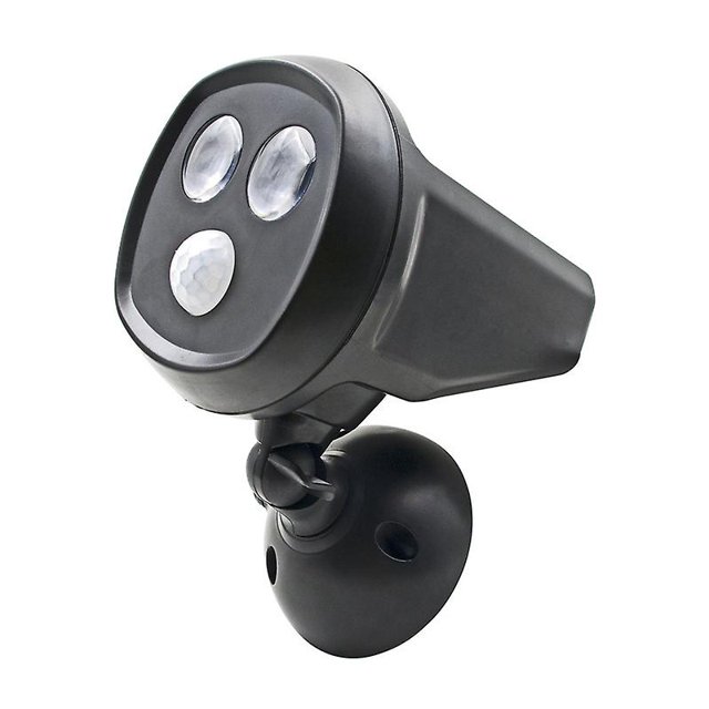 Lumière de Capteur de Mouvement Extérieure, Éclairage LED à Piles, Lumière de Projecteur Sans Fil, Projecteur LED Extérieur, Tête Rotative à 360°, Lumière Murale Extérieure