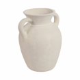 thumbnail image 6 of Amphora Vase for Living Room Decor - Ceramic Accent for Home and Study Table Display - Pottery Paper Mache Flower Vase for Bedroom Vanity, Kitchen Counter, or Office Decor - 10", White, 6 of 13