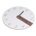 thumbnail image 4 of Household AppliancesRound Clock Simple Mute Wooden Clock Wall Clock High Capacity, 4 of 5
