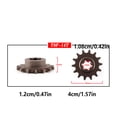 thumbnail image 1 of Universal Car Engine Motor Gear Automobile Transmission Gears Replacement Automotive Vehicle Part Vehicle Professional Maintenance Accessory 14 Teeth, 1 of 6