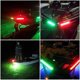 thumbnail image 3 of LED Red+Green Flush Mount Marine Boat RV LED Side Navigation Light Stainless Steel Waterproof for Silver, 3 of 5