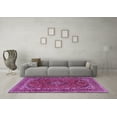 thumbnail image 3 of Ahgly Company Indoor Rectangle Medallion Purple Traditional Area Rugs, 3' x 5', 3 of 4