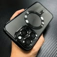 thumbnail image 4 of For Magnetic Wireless Charging Plating Clear Case For IPhone 11 12 13 14 Pro Max Shockproof Cover, 4 of 4