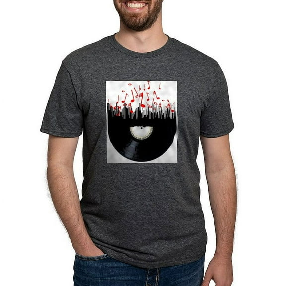 CafePress - City Music T Shirt - Mens Tri-blend T-Shirt