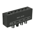thumbnail image 1 of Sound Mixer, 1/8in Input Output Port Super Low Noise DC5-12V Stereo Line Sound Mixer Independent Control  for Microphone, 1 of 7