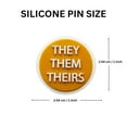 thumbnail image 2 of They Them Pronoun Silicone Pins (500 Pins), 2 of 3