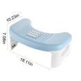 thumbnail image 3 of Folding Toilet Stool, Squatting Poop Stool, Bathroom Potty Step Stool, Toilet Assistance Steps, Step Stool, Fits All Toilets, Detachable ＆ Stackable, 3 of 7