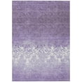 thumbnail image 2 of Addison Rugs Chantille Indoor/Outdoor Transitional Damask Purple Machine Washable Rectangle Rug, 5' x 7'6", 2 of 8