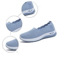 thumbnail image 4 of Women's -on Walking Shoes Casual Loafers Mesh Lightweight Breathable Fashion Running Sneakers(Light Blue,8), 4 of 8