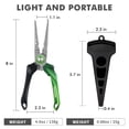thumbnail image 3 of TRUSCEND Lockable Fishing Pliers with High Tungsten Cutter, Innovative Ergonomic Handy Handle, Saltwater Corrosion Resistant Teflon Coated Fishing Tool, Super Light Multi-Function Fishing Gifts, 3 of 9
