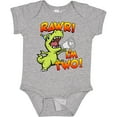 thumbnail image 3 of Inktastic Rawr I'm Two Dinosaur Boys or Girls Baby Bodysuit, 3 of 5
