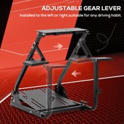 Supllueer Racing Wheel Stand Simulator Cockpit Stable Adjustable Fit for Logitech G29 G920 G923 Thrustmaster T80.Excluding Electronic Devices