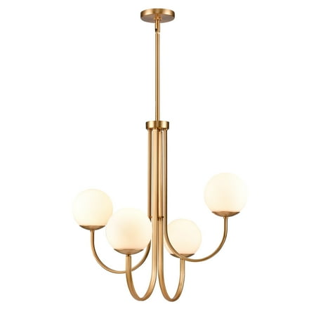

Caroline 26 Wide 4-Light Chandelier - Brushed Gold