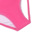 thumbnail image 5 of GYRATEDREAM Kid Girls Swimsuit 3 Piece Bikini Bathing Suit Children Cute Print Quick Dry Swimwear Sun Protection Cover-Up Sets for 6-12 Years, 5 of 6