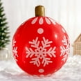 thumbnail image 4 of Yucurem Christmas Inflatable Ball Decor, Christmas Shinny Decoration, 24inch Large Xmas Ball Ornament for Party (1pc), 4 of 9