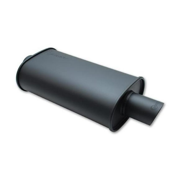 1146 Exhaust Muffler - 2.5 In. Center Inlet - Flat Black