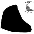 thumbnail image 1 of Funda reclinable impermeable de color negro, tela resistente al desgarro 420D con revestimiento interior de PVC, protector para silla colgante impermeable y a prueba de polvo, 1 of 7
