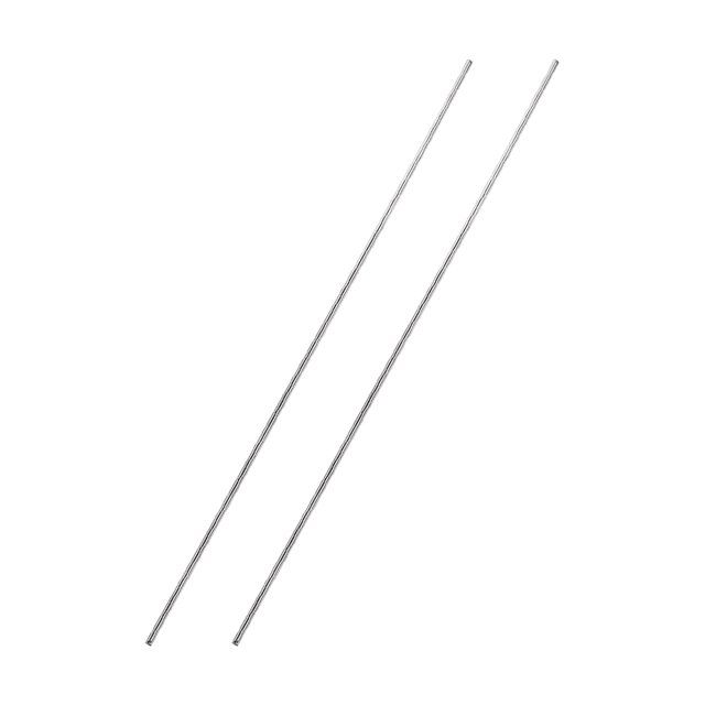 Varilla redonda sólida de acero inoxidable 304 de 1.5mm x 250mm para manualidades - 2 piezas