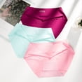 thumbnail image 3 of TrowBridge-bragas de satén de seda para mujer, ropa interior sin costuras, transpirable, lencería Sexy, talla grande, 18 colores, 3 of 4