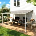 thumbnail image 4 of Leukture 10ft Wall Mounted Lean to Metal Awnings Bar Counter Accessories (No Awning), 4 of 5