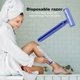 thumbnail image 3 of Kuymtek 10 Uds 2 Capas Hoja Manual Afeitar Bigotes Desechables Herramienta Hotel Afeitar, 3 of 9