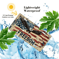 thumbnail image 4 of 1 Pcs 2D Flat License Plate Covers & Frames, American Eagle with Freedom For Decorative Front, Waterproof For Decoration Aluminum License Plate Covers & Frames Cover For Men Women, 12" X 6", 4 of 7